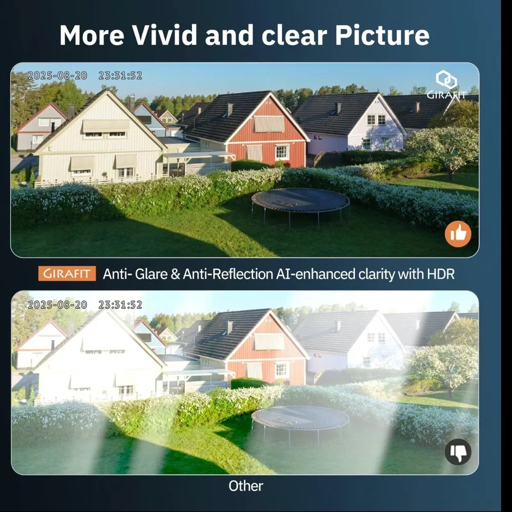 Girafit 2K Second Floor Window Camera